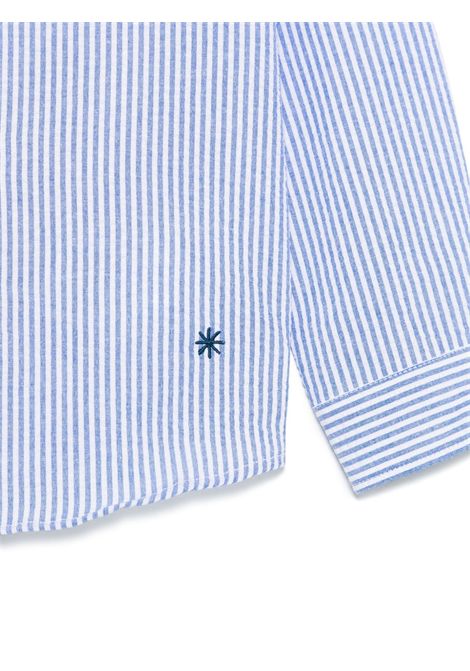 Camicia a righe MANUEL RITZ | MR3095INDACO